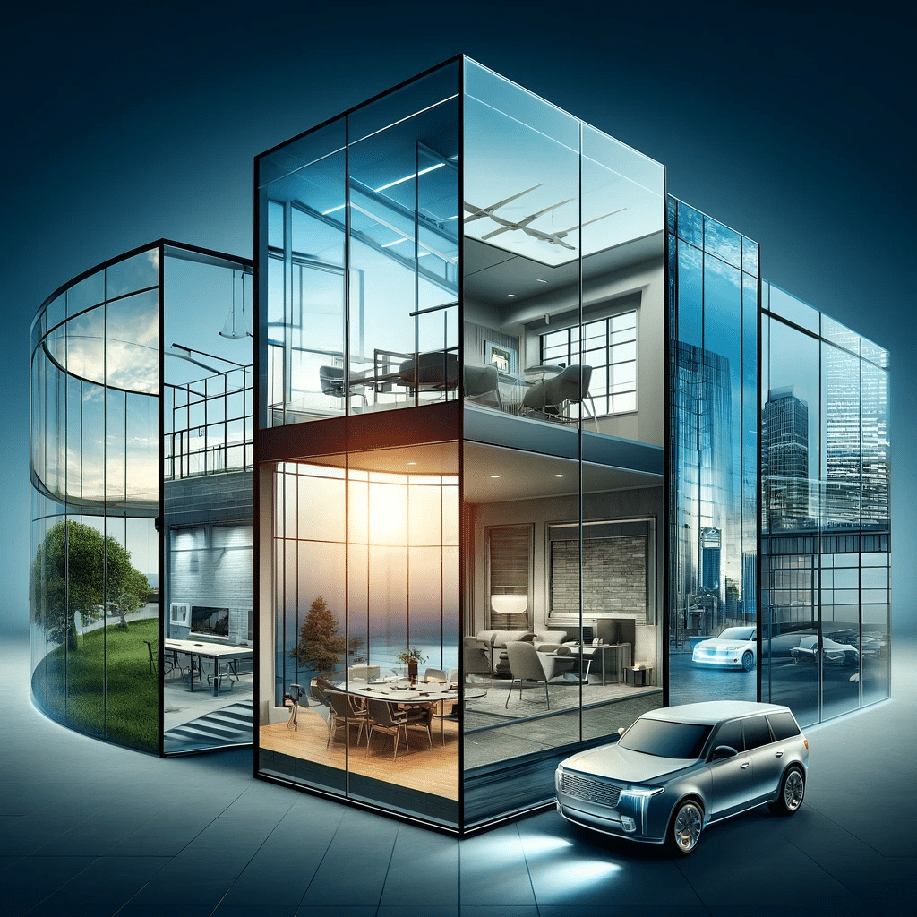 Usos del vidrio templado laminado en distintos entornos. Cristal y espesor en comparación de proyecto. | Acrilfrasa