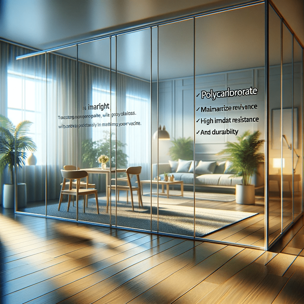 Divisores de habitación de policarbonato en diseño interior moderno. Fachadas de placas para beneficios en contra de rayos UV | Acrilfrasa.