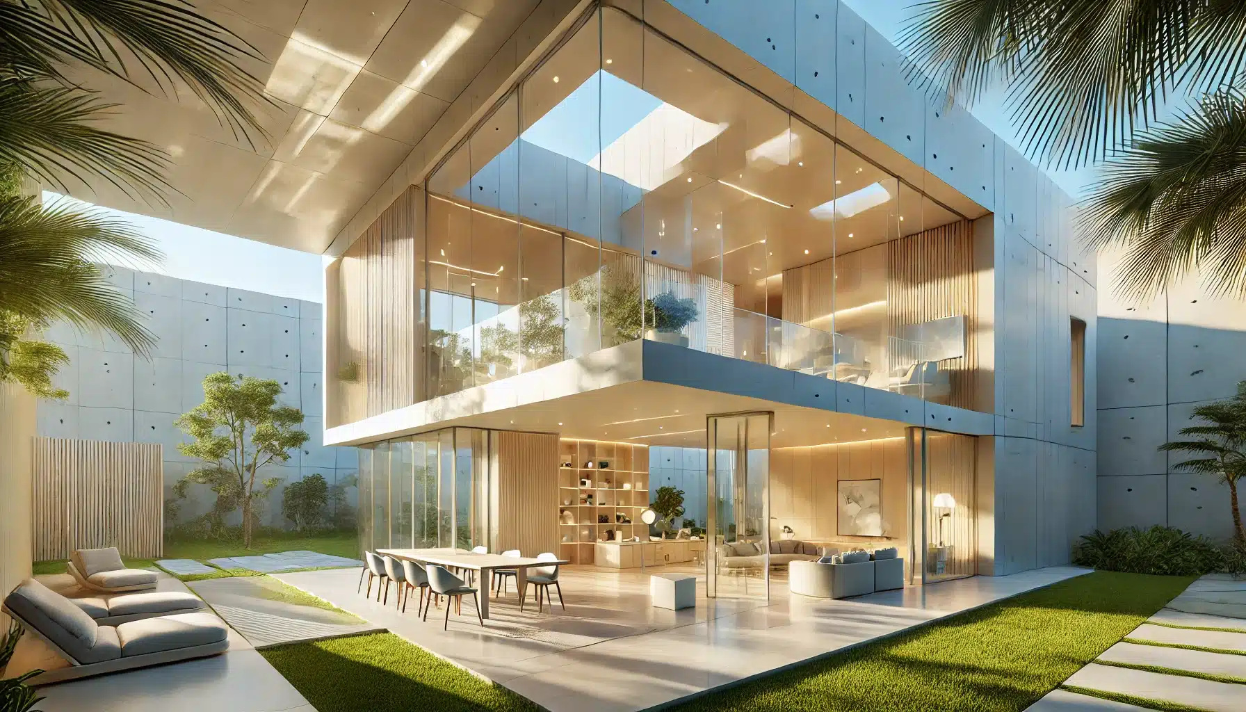 Casa moderna con diseño arquitectónico para maximizar la luz natural. Conoce más en el correo electrónico | Acrilfrasa