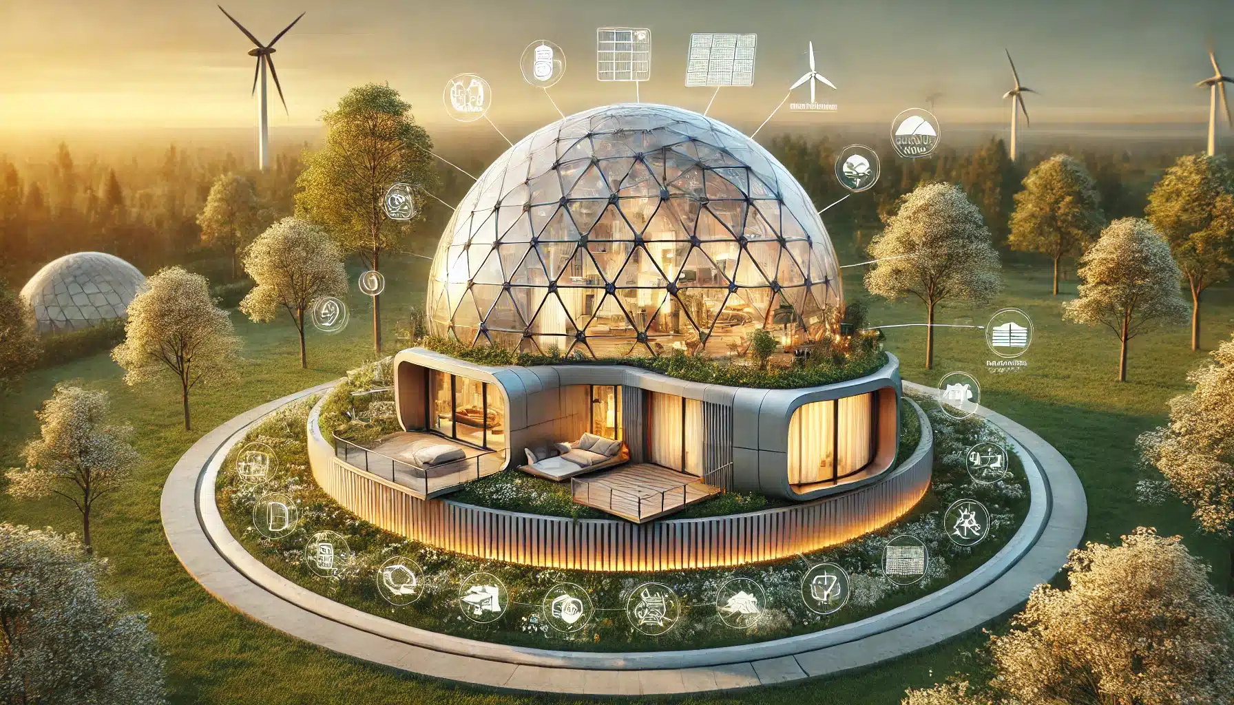 Futuro del diseño arquitectónico con domos residenciales y tecnologías avanzadas | Acrilfrasa.