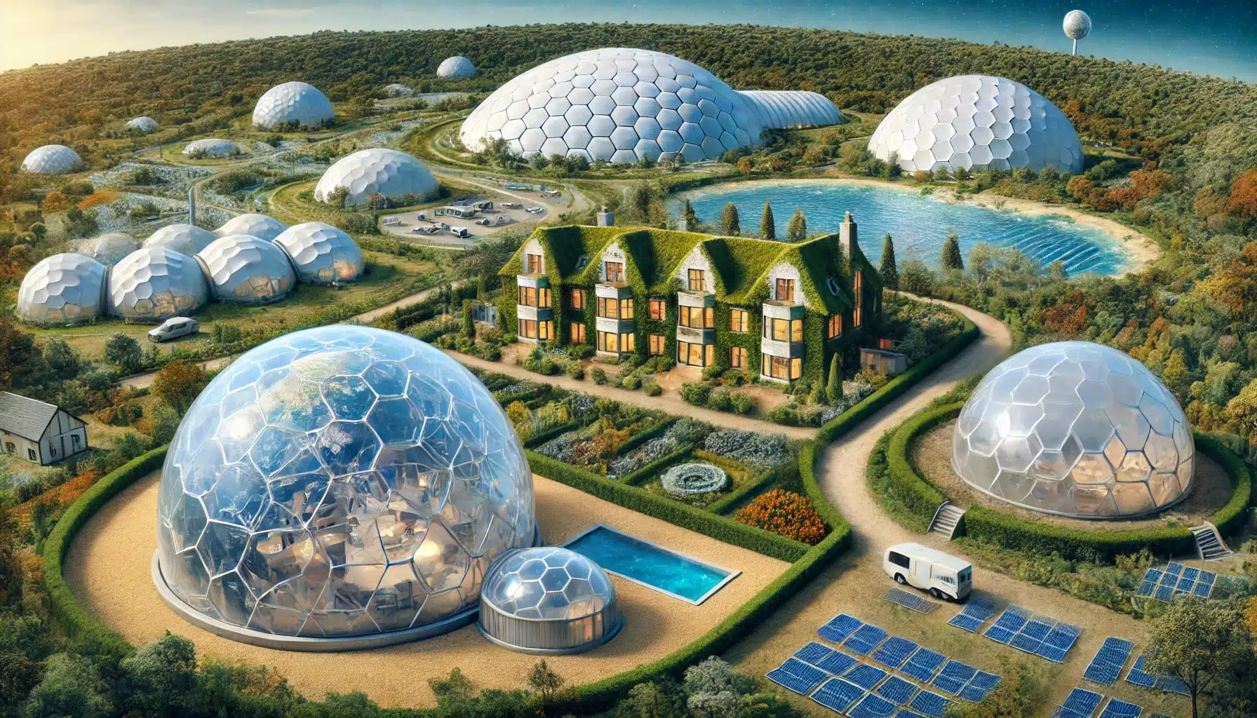 Proyectos exitosos de domos residenciales, Eden Project y Pacific Domes | Acrilfrasa.