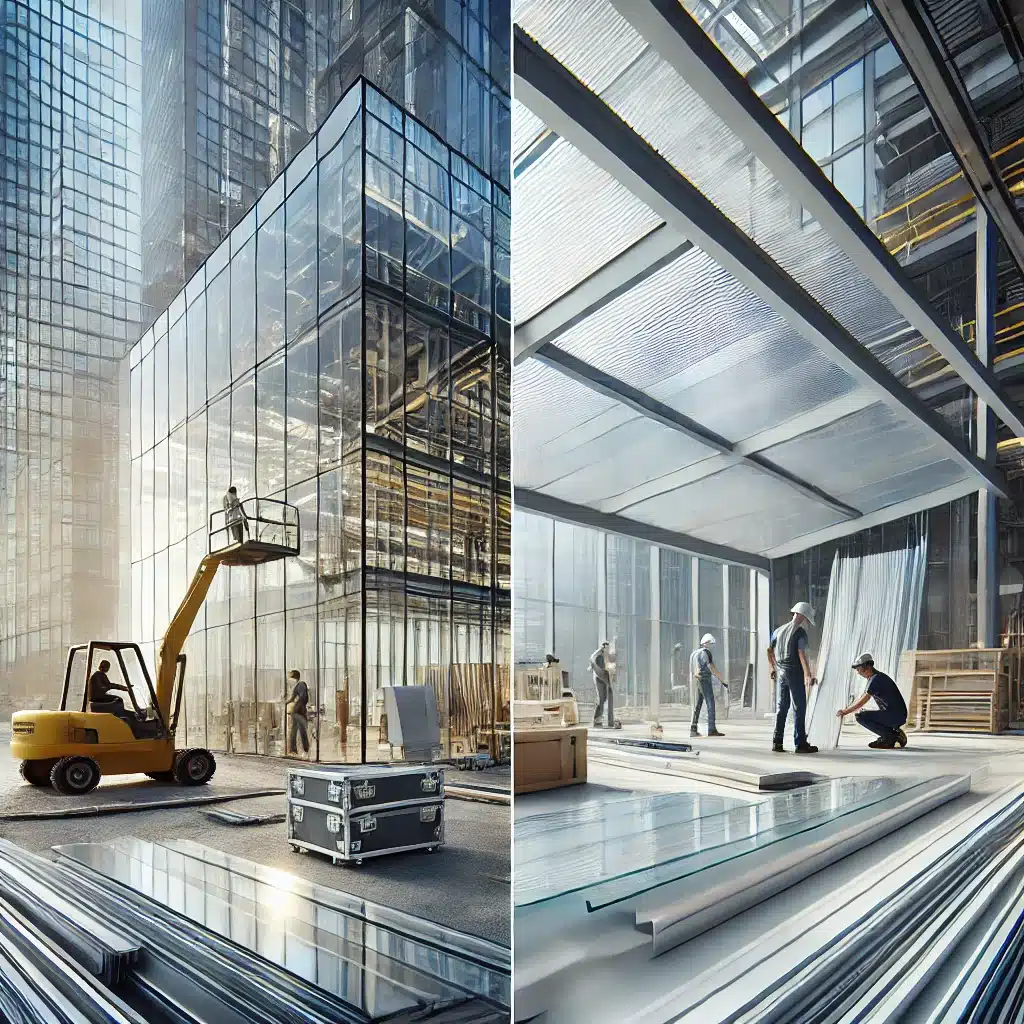 Comparativa de vidrio templado y policarbonato en construcción | Acrilfrasa