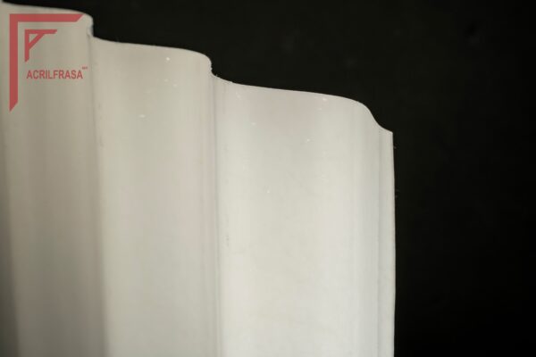 Lámina T-4  blanca de 120 X 610 cm - Image 3