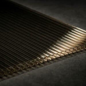 Policarbonato celular bronce