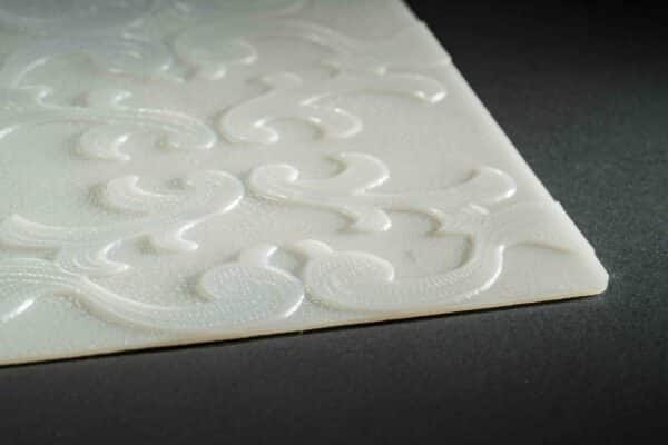 Plástico Filigrana Blanco de 100 X 180 cm en 2.6mm