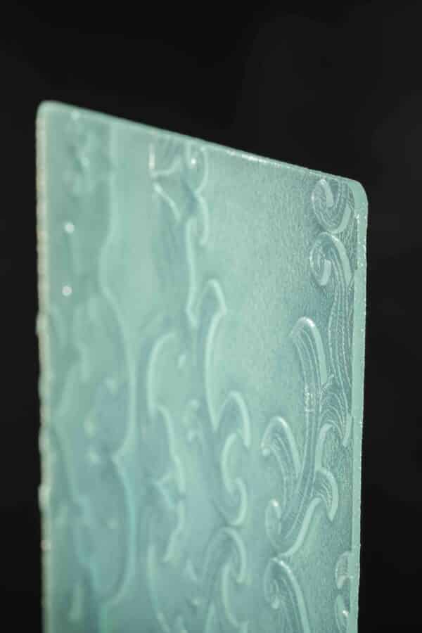 Plástico Filigrana Verde Aqua de 70 X 180 cm en 2.6mm - Image 2