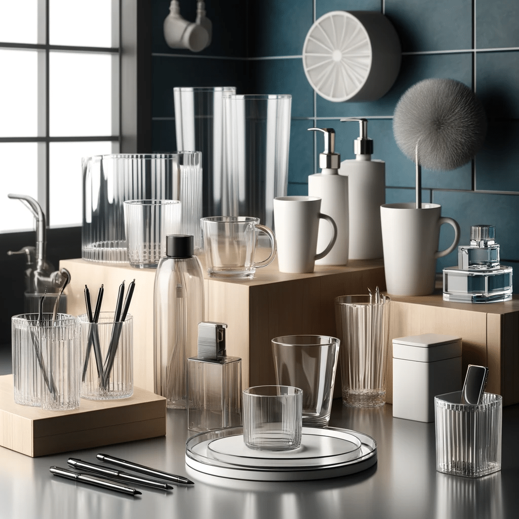 Productos de acrílico en un entorno elegante | Acrilfrasa