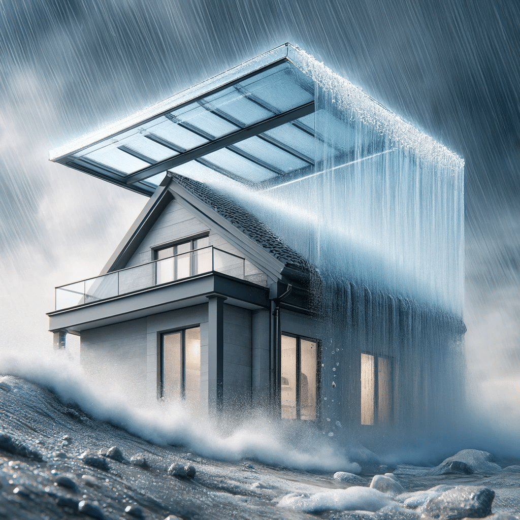 Techo de policarbonato resistiendo condiciones extremas | Acrilfrasa.