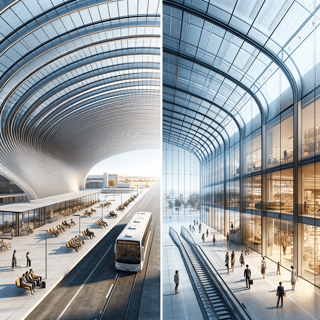 Proyectos con policarbonato y acrílico en España y México. Techos de láminas de acero y PVC. | Acrilfrasa