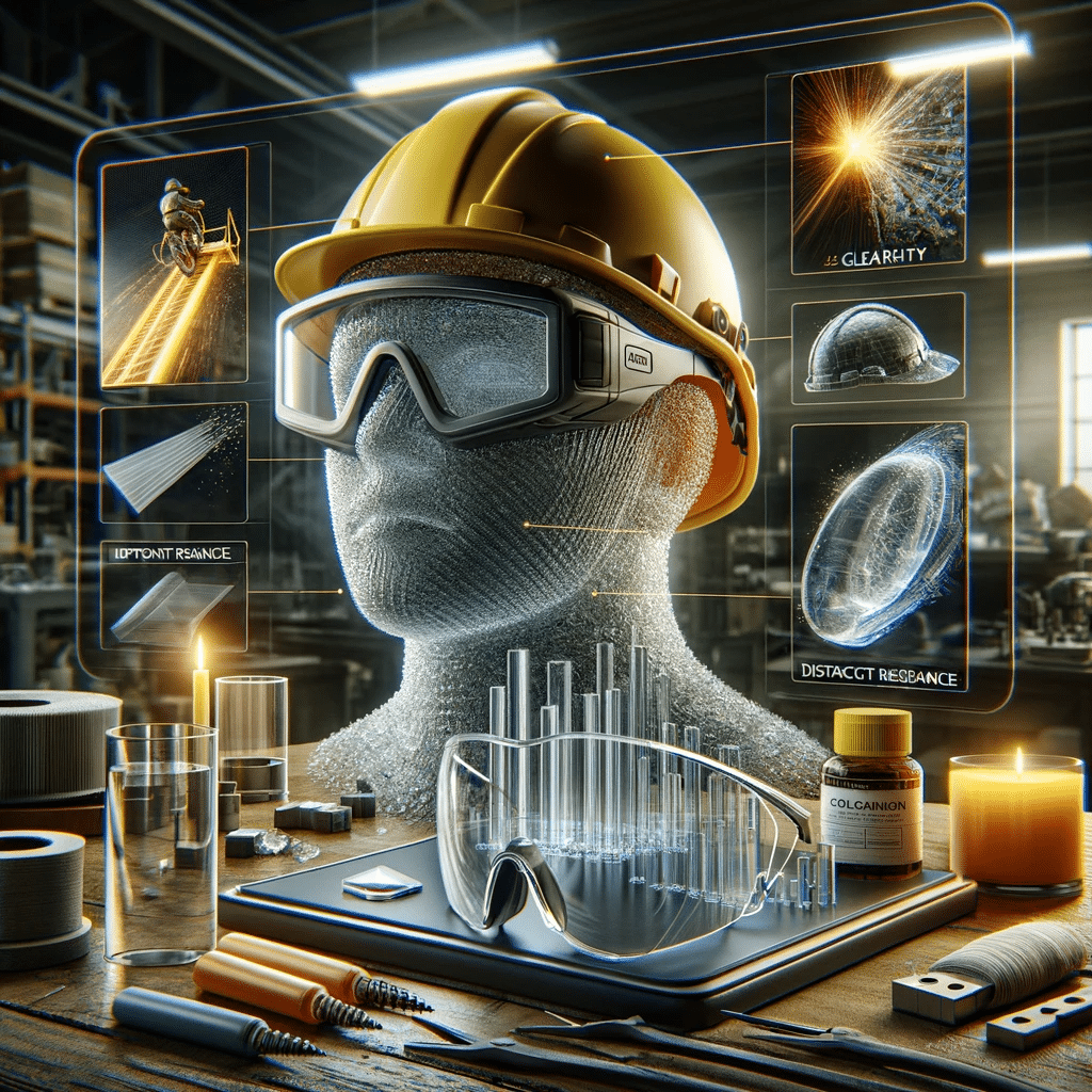 Gafas, cascos y paneles protectores de policarbonato. Construcción de placas de policarbonato y techos | Acrilfrasa.