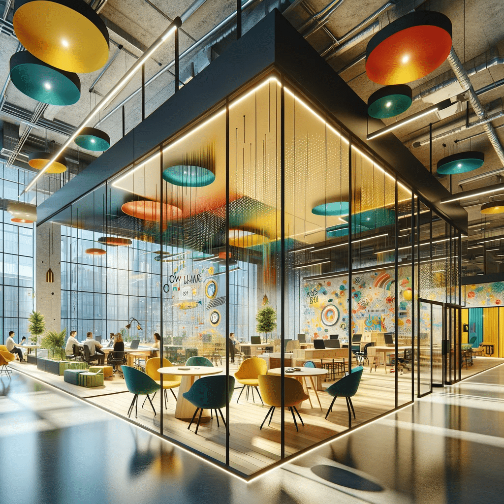 Espacio de coworking creativo y colaborativo. Empresas empleados diseño elementos estudio mundo procesos tendencia madera cowork | Acrilfrasa