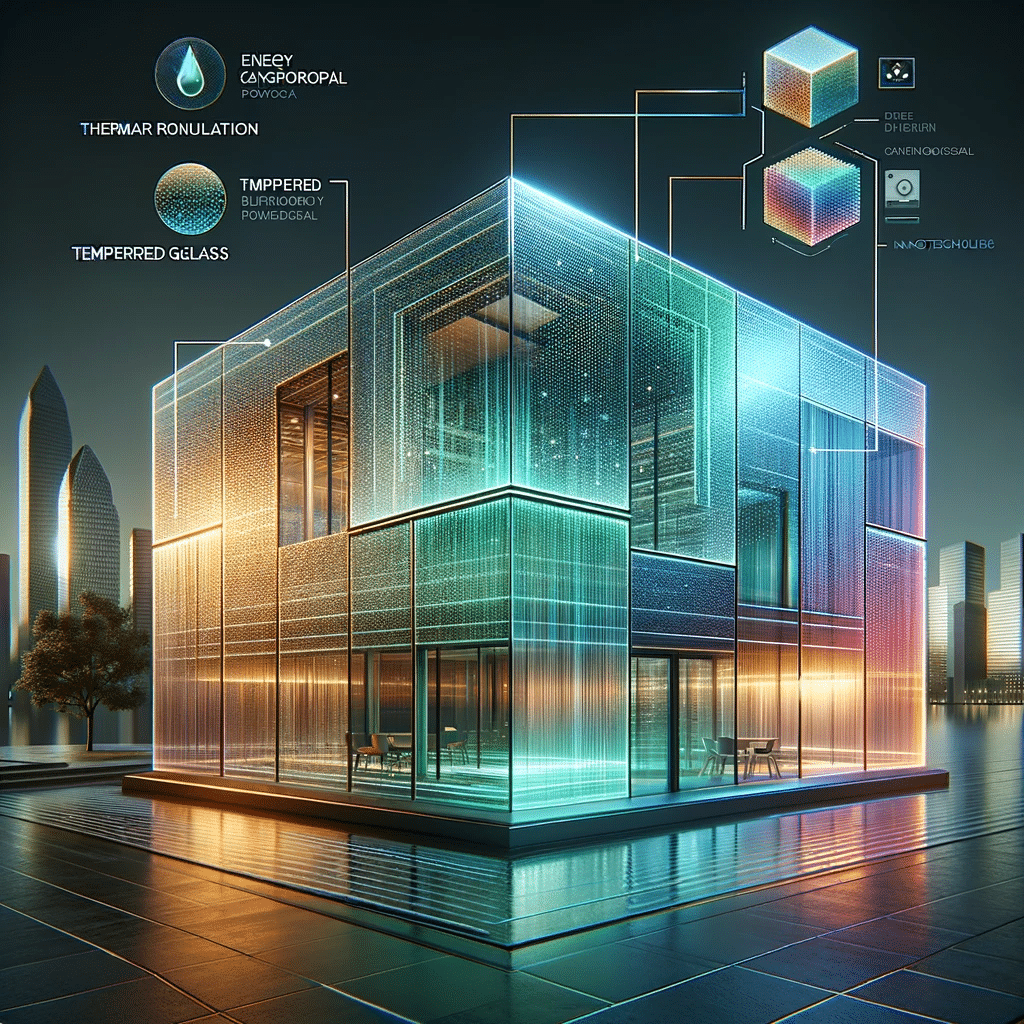 Edificio con materiales transparentes innovadores. Tipo de servicios de techos en el mercado. | Acrilfrasa