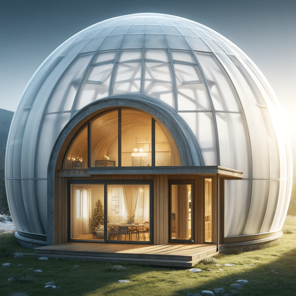 Casas con domos eficiente en día soleado. Objetos material resolución bebés equipo interiores forma luz solar iluminación escaleras una mercado guía espacios instalación tubo luz tipo solución | Acrilfrasa