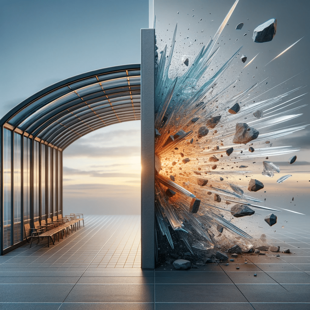 Comparación de policarbonato y vidrios templado | Acrilfrasa