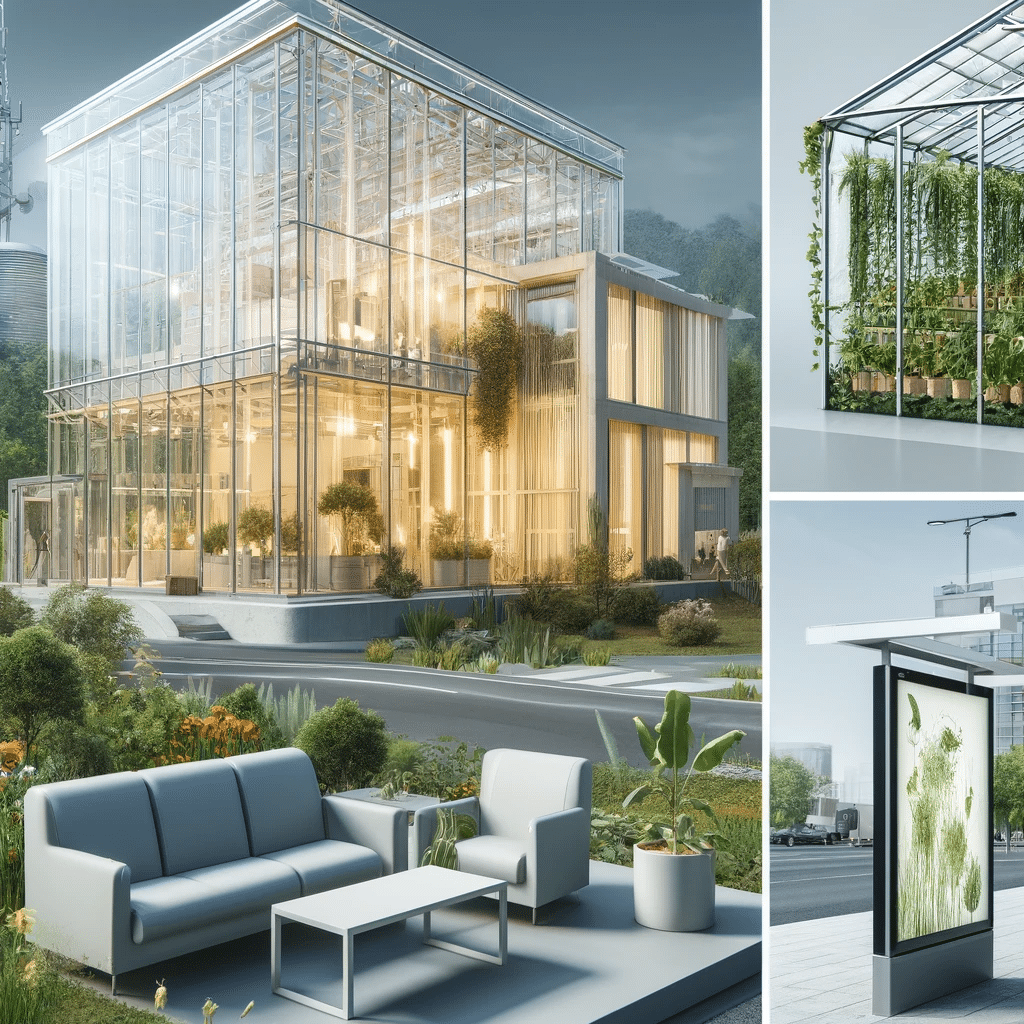 Usos de policarbonatos en diseño sostenible. Láminas luz solar arquitectos materiales elementos aislamiento térmico arquitectura aplicaciones plásticos | Acrilfrasa