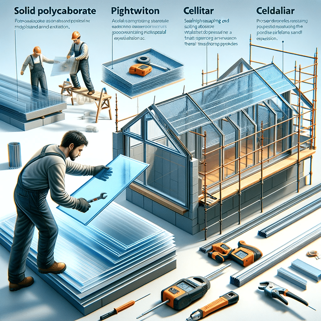 Instalación técnica de paneles de policarbonatos | Acrilfrasa.