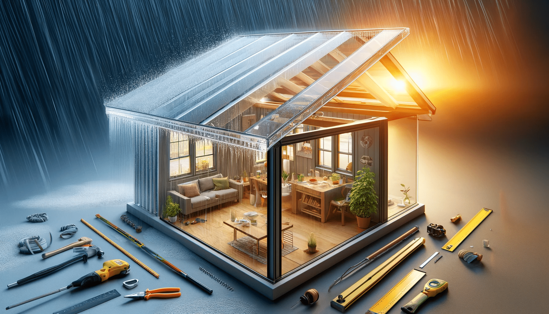 Techo de policarbonato con diferentes grosores mostrando durabilidad y aislamiento. Policarbonato material placa espesor perfil planchas placas luz medidas resistencia al impacto transmisión de luz panel medida espesores transmisión ancho materiales| Acrilfrasa