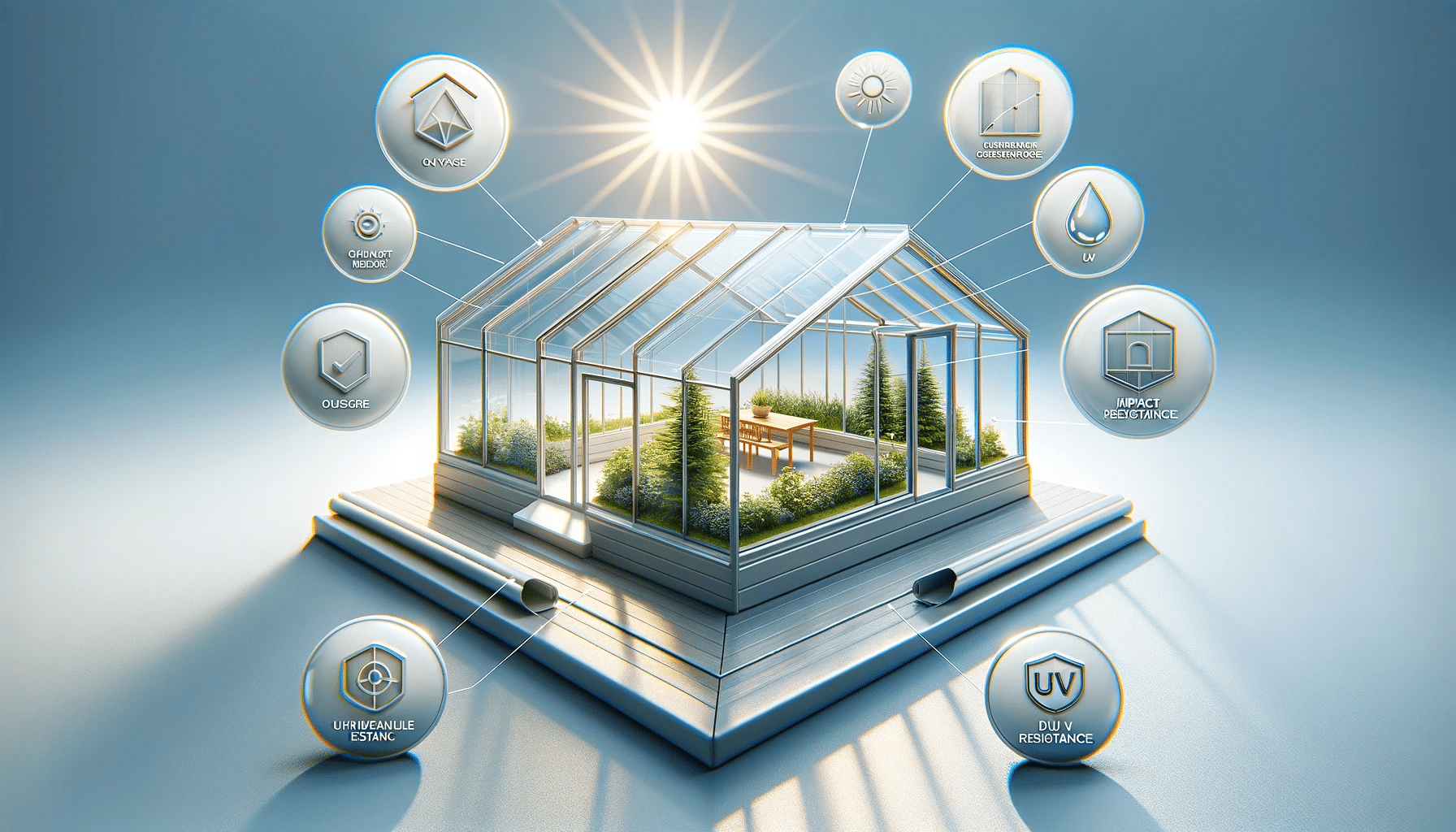 Paneles de policarbonato en techos y ventanas, invernadero y resistencia UV. Distribuidor de policarbonato calidad y variedad para tus proyectos | Acrilfrasa.