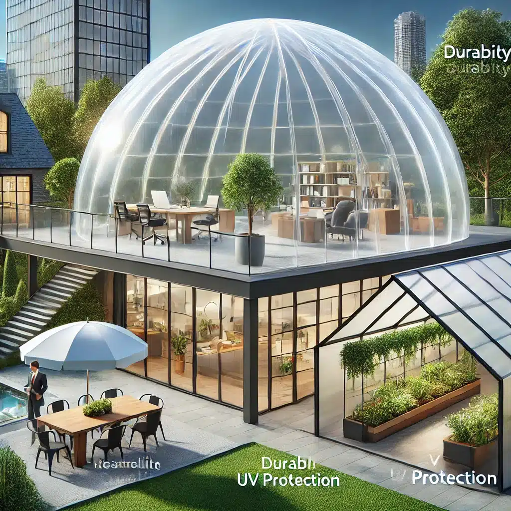 Beneficios y versatilidad de domos en oficina, terraza e invernadero | Acrilfrasa.