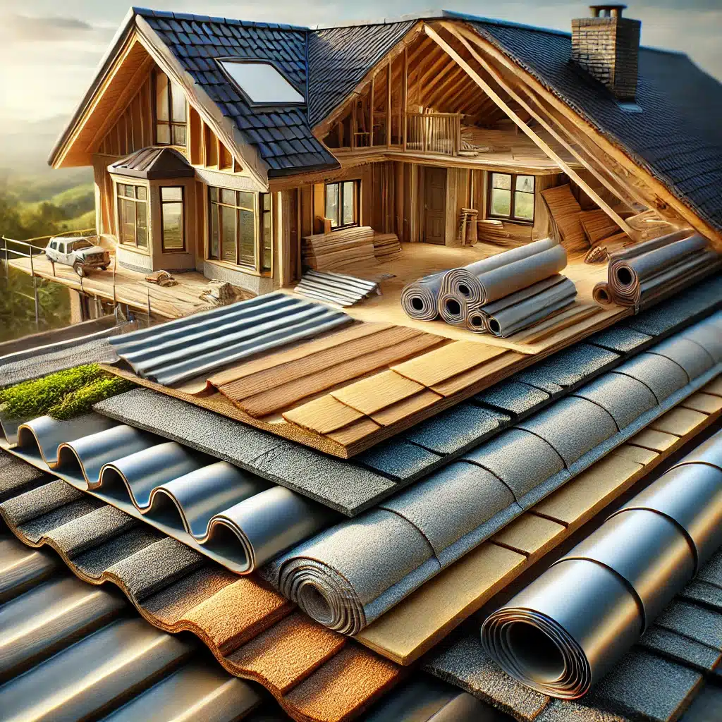 Diferentes materiales para cubiertas en construcción de techos, metal y tejas. Láminas de policarbonato y acrílico | Acrilfrasa.