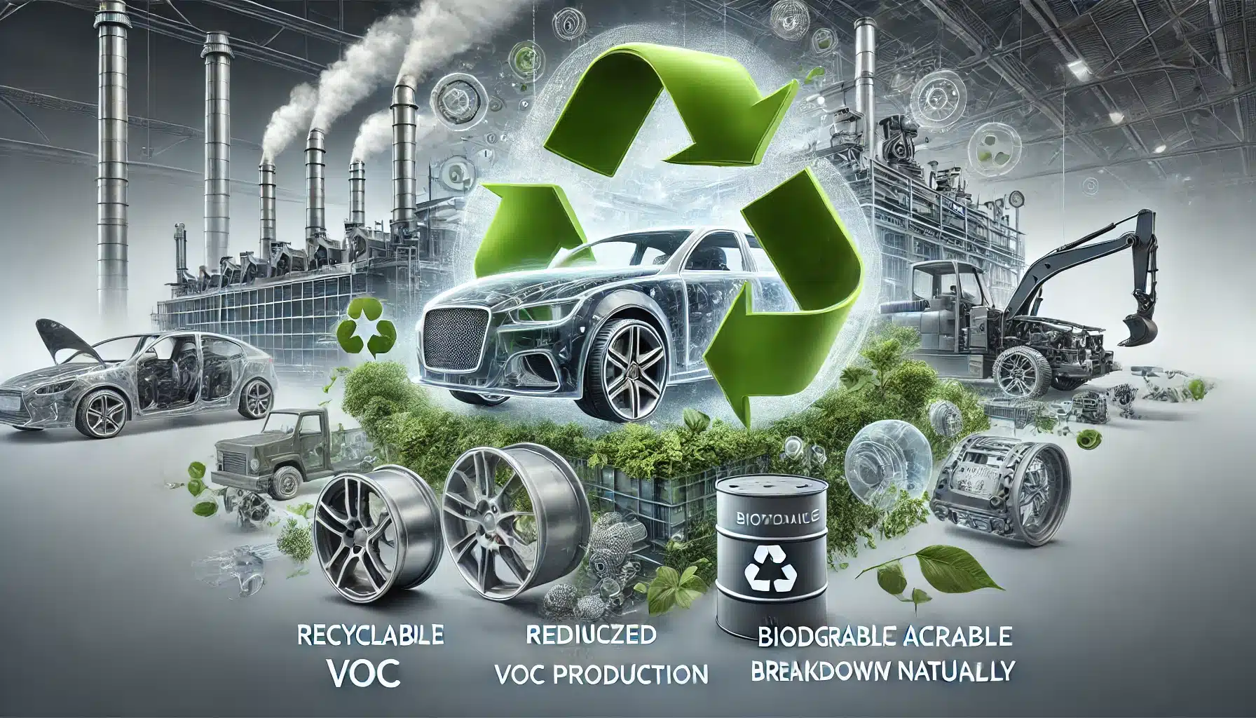 Reciclaje y biodegradabilidad del acrílico en la industria automotriz | Acrilfrasa