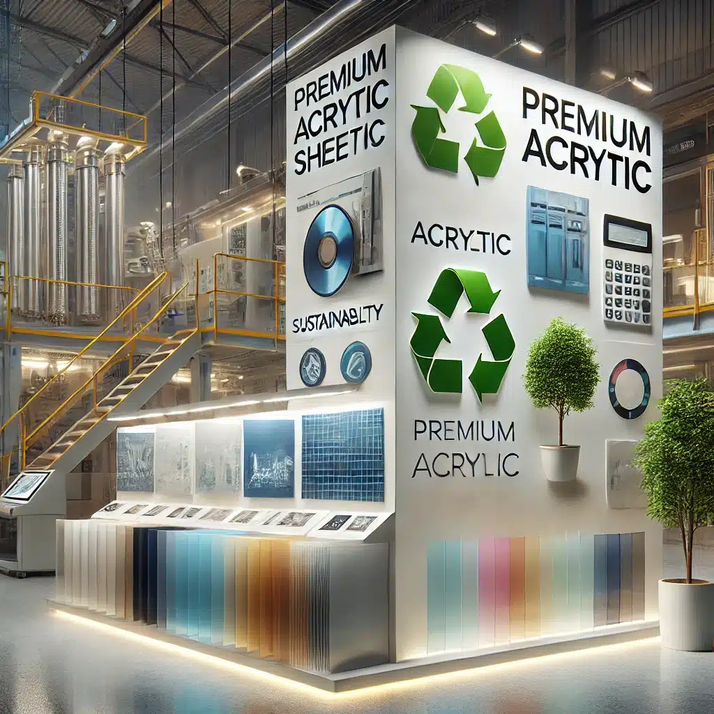 Láminas de acrílico ecológicas y personalizables en un entorno moderno con maquinaria avanzada. | Acrilfrasa