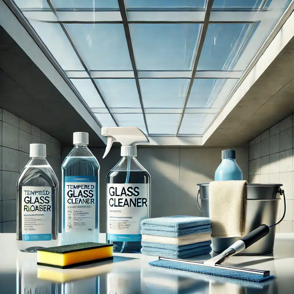 Herramientas y productos para el mantenimiento de techos de vidrio templado. Beneficios de material para proyectos de cristales en proceso | Acrilfrasa