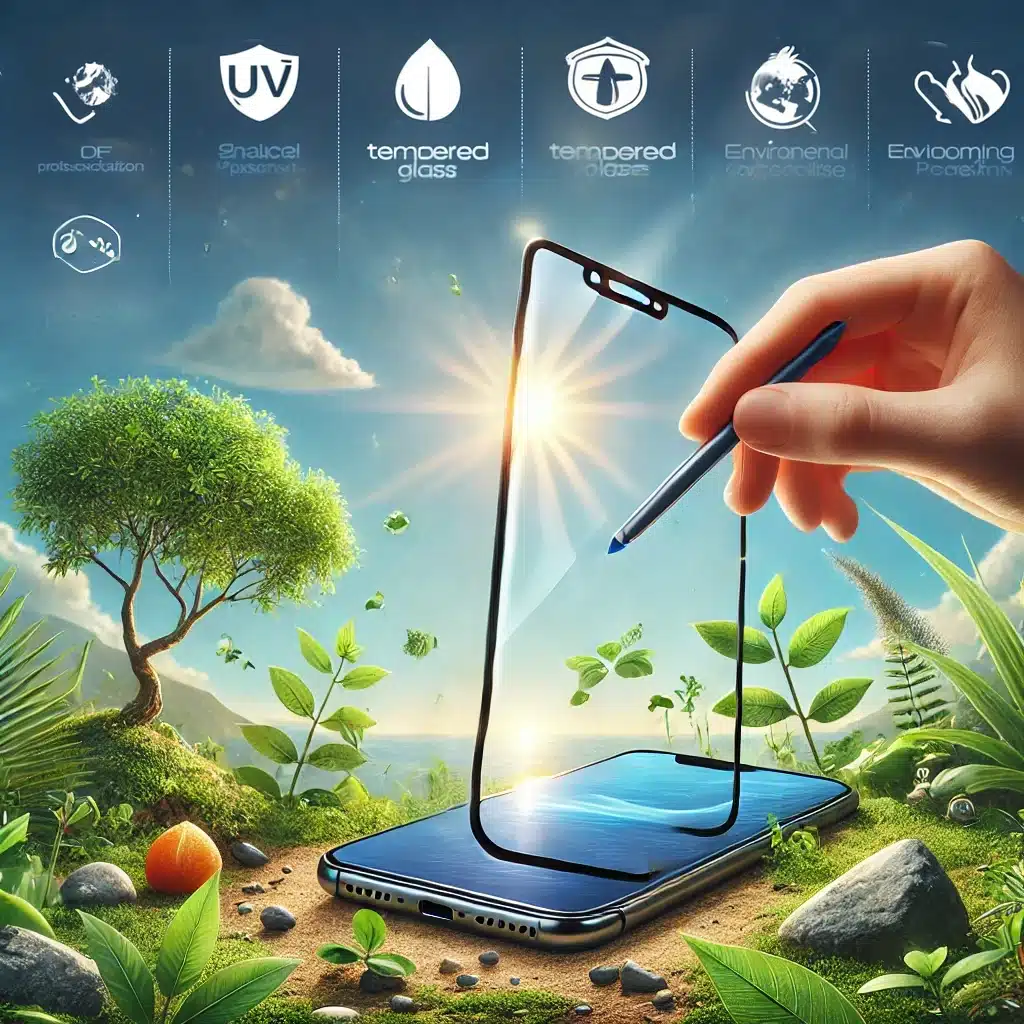 Instalación de protector de cristales templados UV, mostrando protección solar y ambiental. | Acrilfrasa
