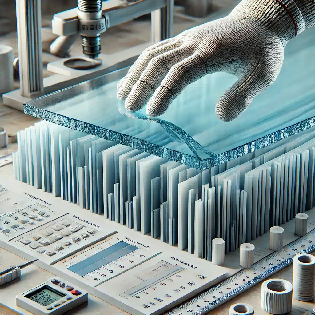 Diferentes grosores de láminas de policarbonato en prueba. Techado con transparencia ventajas para la luz | Acrilfrasa