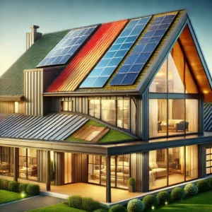 Tendencias en materiales para techos: metal, tejas clásicas y tejas solares modernas. Fabricación de PC y envases para energía solar | Acrilfrasa.