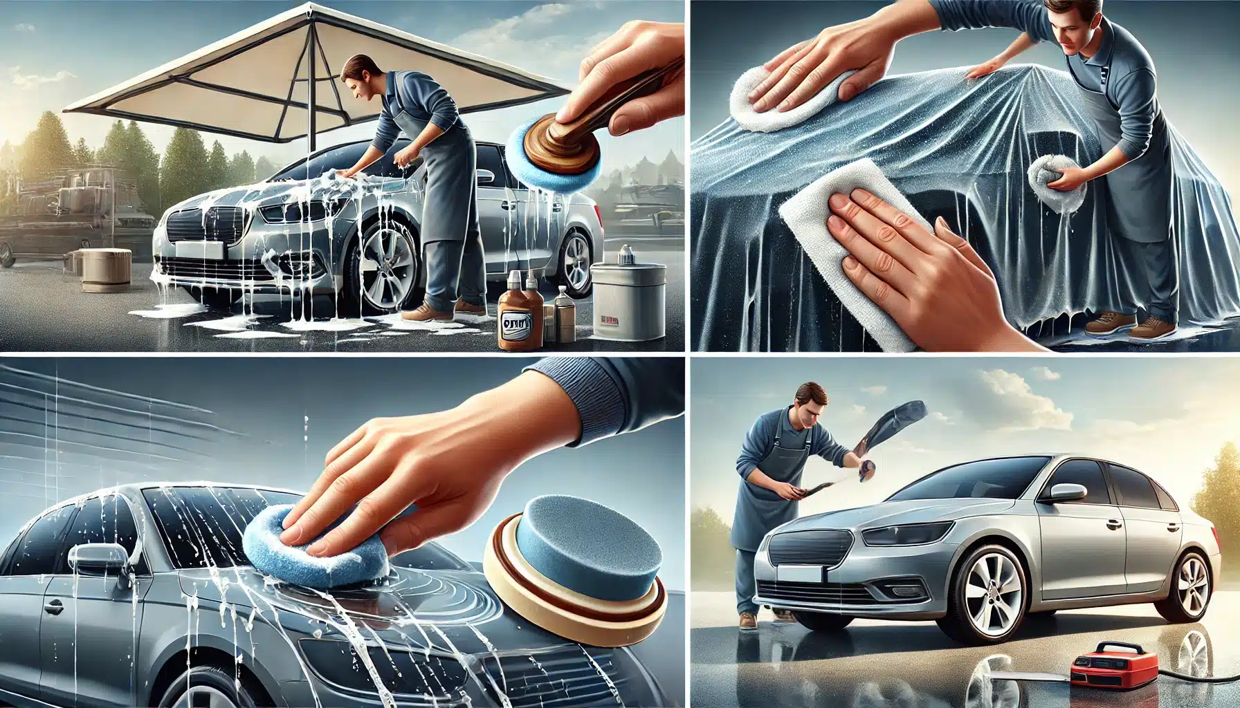 Limpieza y pulido de superficies acrílicas de coche con protección solar | Acrilfrasa