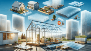 Aplicaciones del policarbonatos: invernadero, techo, construcción y letreros. Lámina que permite la luz solar | Acrilfrasa