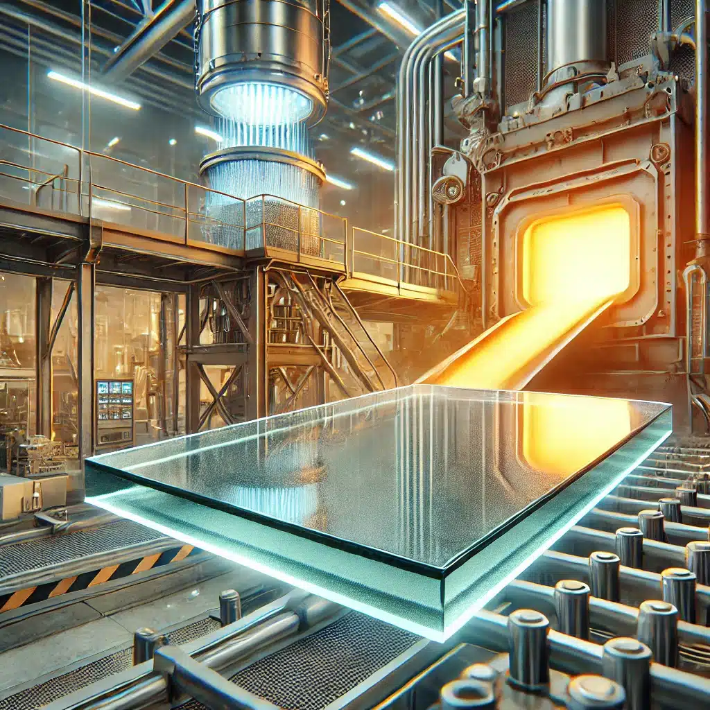 Proceso de fabricación de vidrios templado en un entorno industrial moderno | Acrilfrasa.