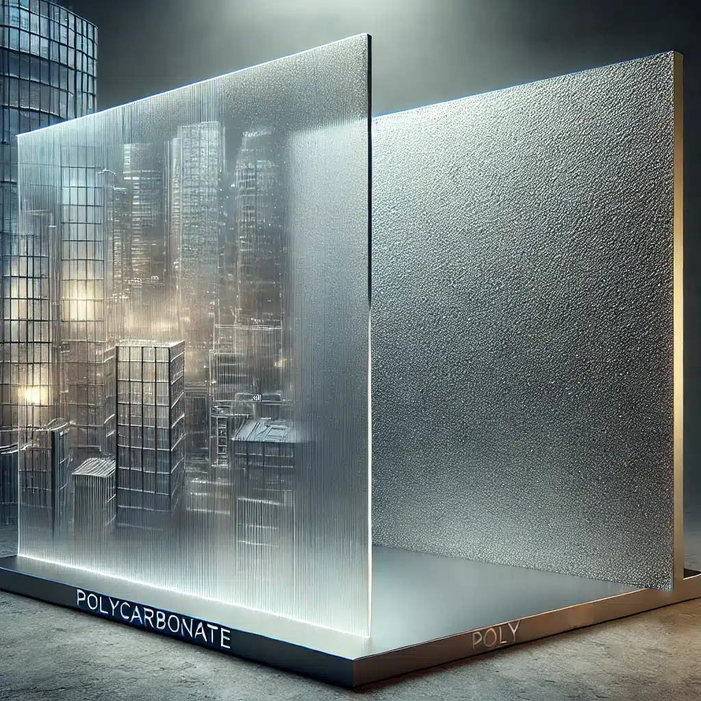 Comparación de una lámina de policarbonato transparente y un panel de fibra de vidrio en entornos de construcción. Reforzado con fibra y tejas PRFV | Acrilfrasa