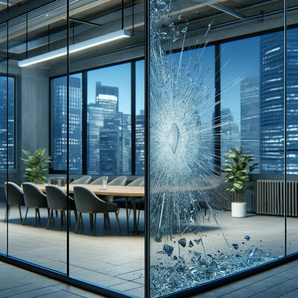 Comparación de vidrio templado y laminado. Cristal con funciones de butiral de polivinilo. | Acrilfrasa
